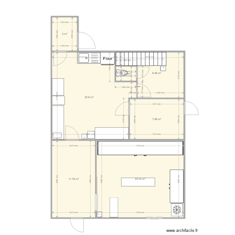 champ fleury. Plan de 0 pièce et 0 m2