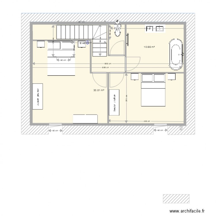Etage Petite Maison v2. Plan de 0 pièce et 0 m2