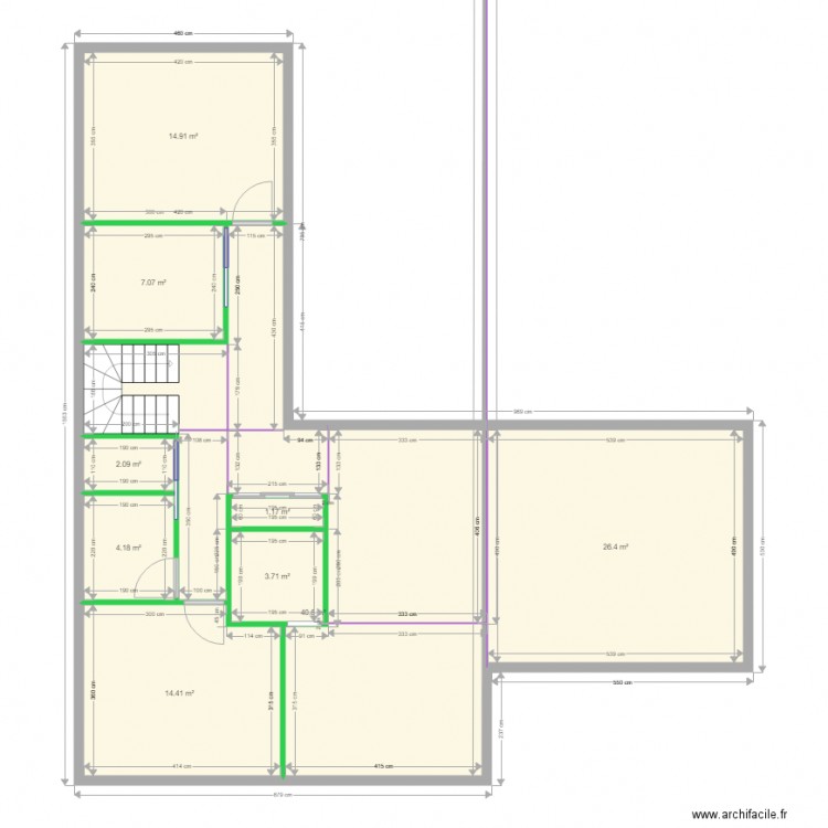 RDC Jacqueline. Plan de 0 pièce et 0 m2