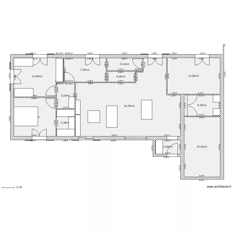 maison meuble. Plan de maison meuble. Plan de