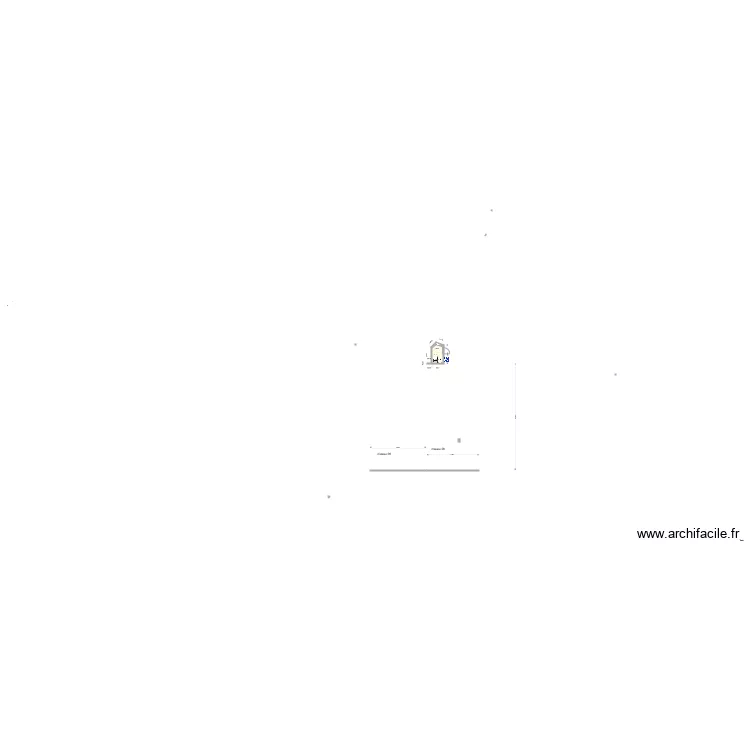   Sanitaires. Plan de 