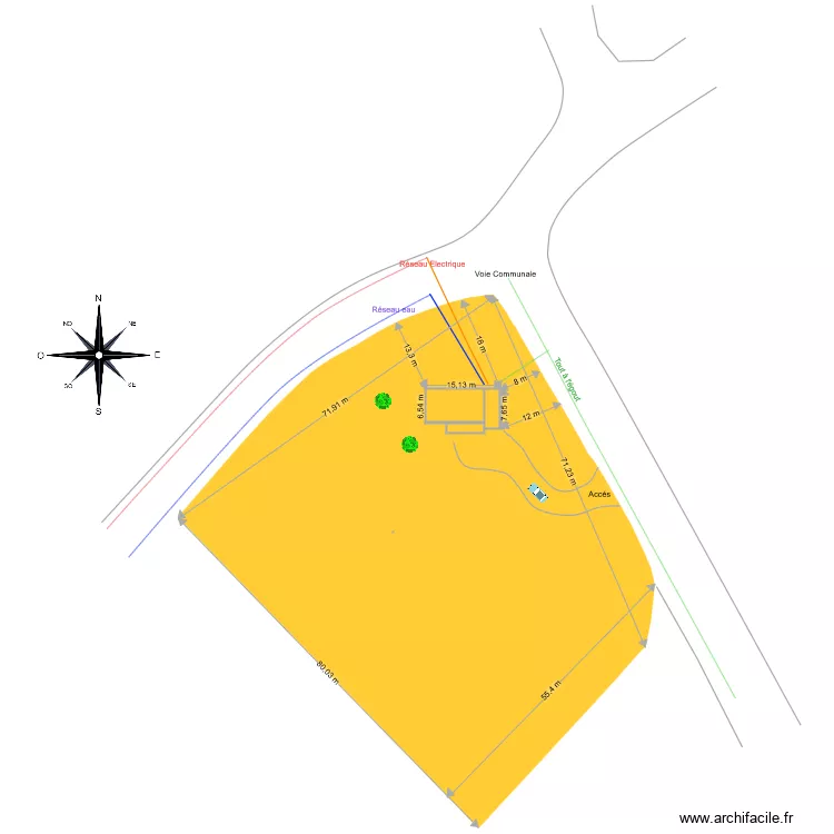 plan de masse. Plan de 