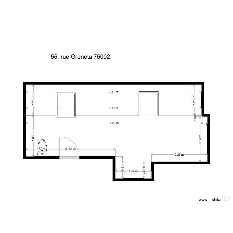 55 Greneta 6è bat A. Plan de 0 pièce et 0 m2