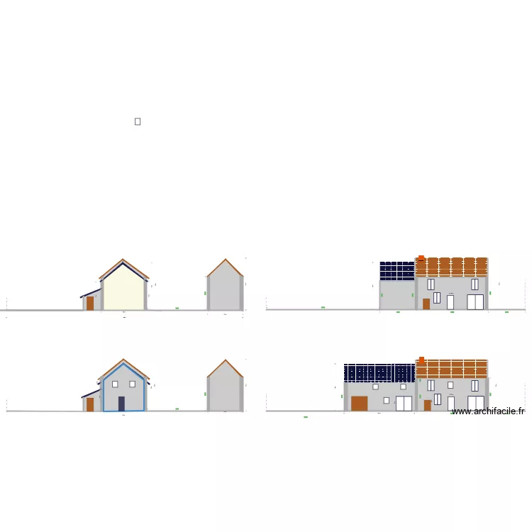 Plan de coupe PIGNON NT. Plan de 