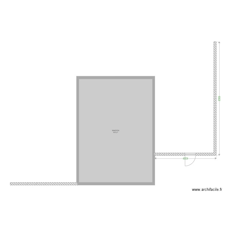 cloture terrisse. Plan de 0 pièce et 0 m2