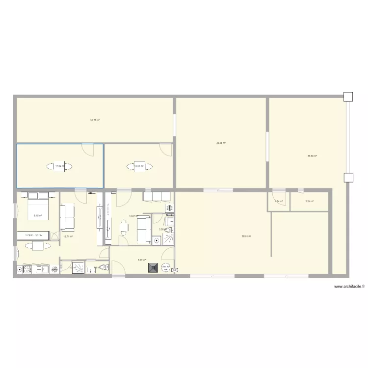 location 2 appart8. Plan de 