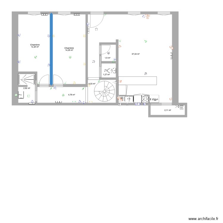 Log 02 NF. Plan de 0 pièce et 0 m2