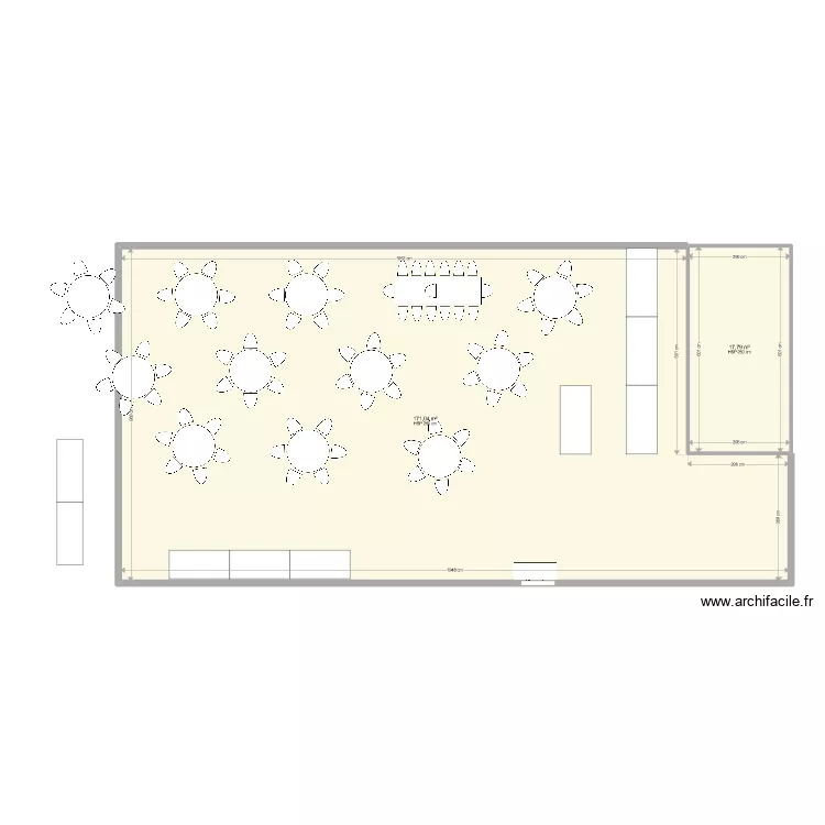 chapiteau. Plan de 