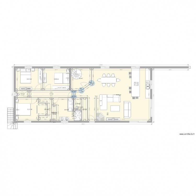 roullens. Plan de 0 pièce et 0 m2