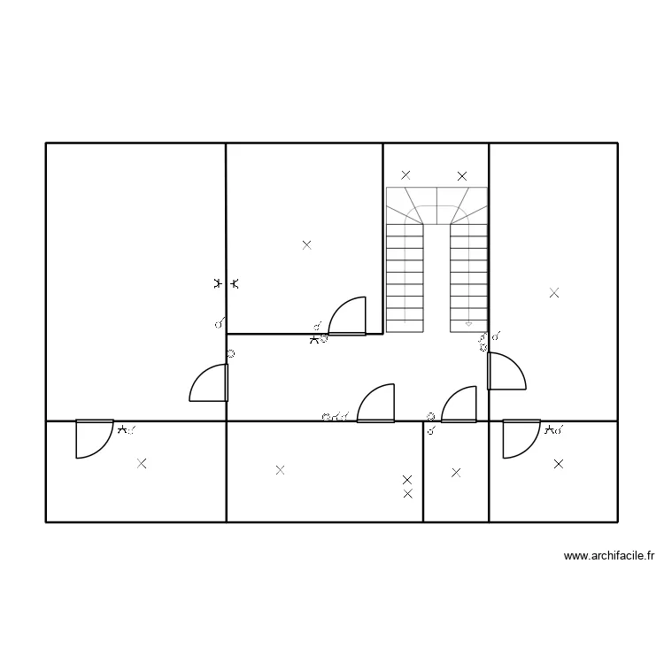 salon 2. Plan de 8 pièces et 102 m²