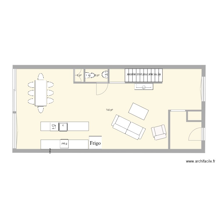 Lanaudière Rez de chaussée. Plan de 0 pièce et 0 m2