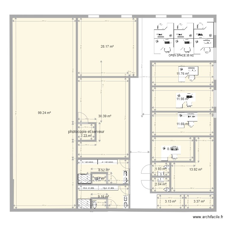 plan salle boeuf v3. Plan de 0 pièce et 0 m2
