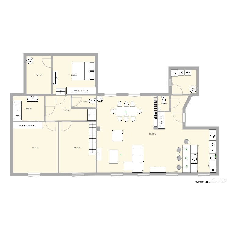 PROJET CAMBRONNE. Plan de 0 pièce et 0 m2