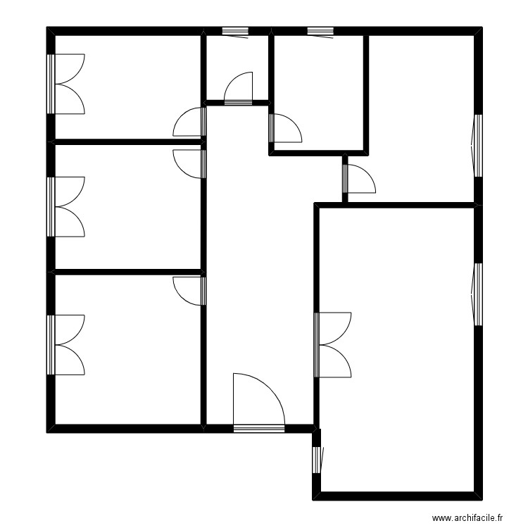 BOOMGAERT. Plan de 6 pièces et 169 m2