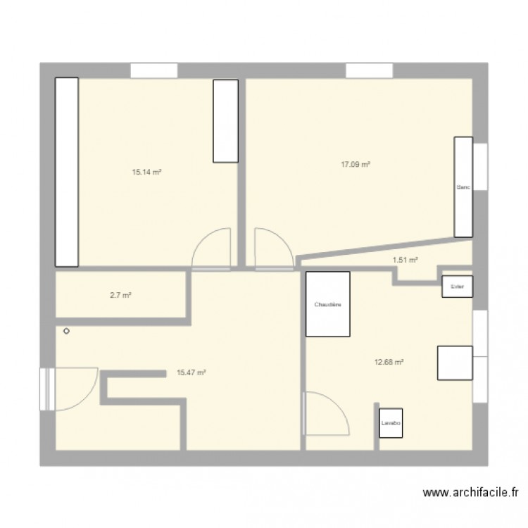 Chavannes ssol rénovation. Plan de 0 pièce et 0 m2