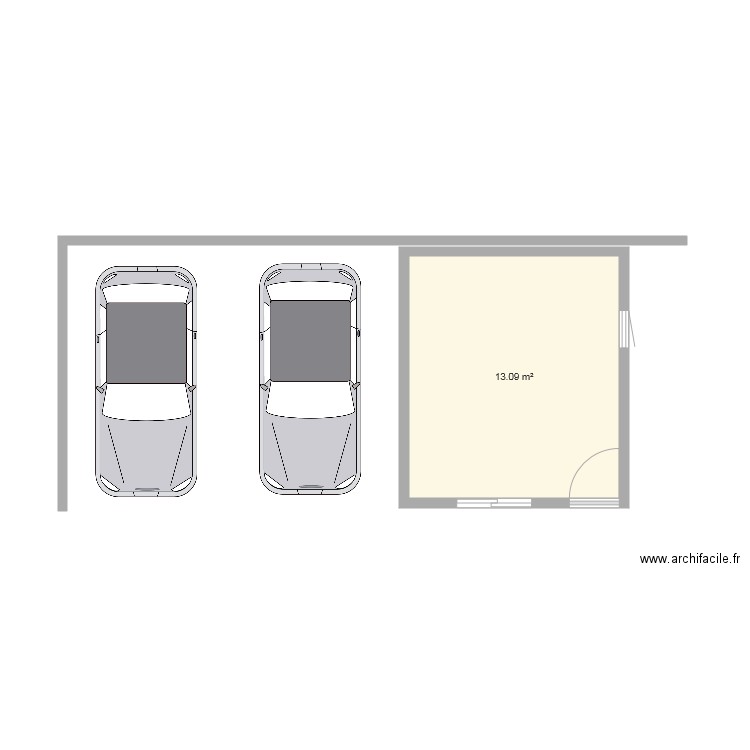 abri jardin . Plan de 0 pièce et 0 m2