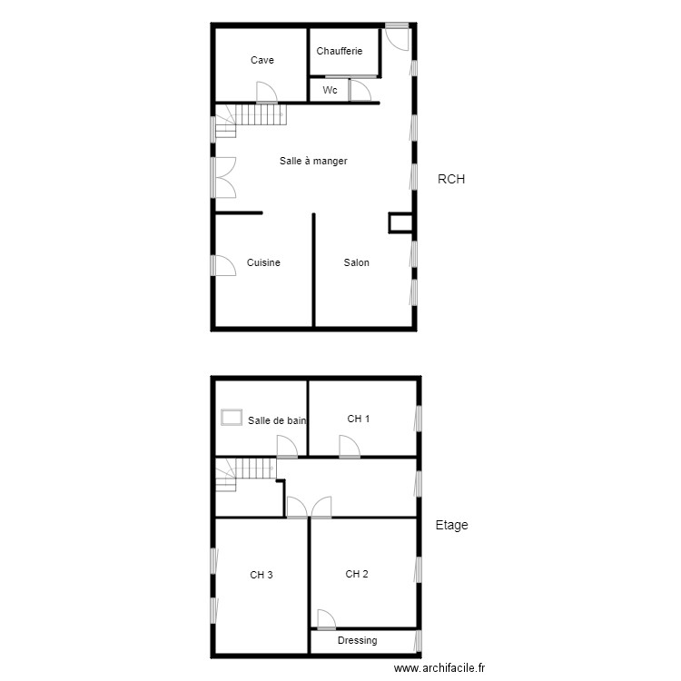 Croquis John Baptiste. Plan de 0 pièce et 0 m2