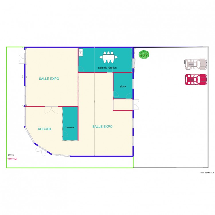 mag brives . Plan de 0 pièce et 0 m2