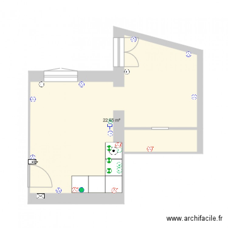 Plan electrique. Plan de 0 pièce et 0 m2