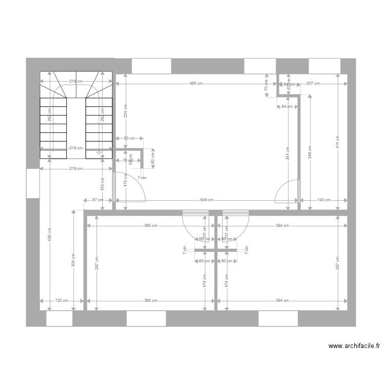 Etage La Pallice V2. Plan de 0 pièce et 0 m2
