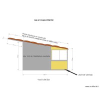 Vue en coupe côté Sud annexe FREIRE idem existant