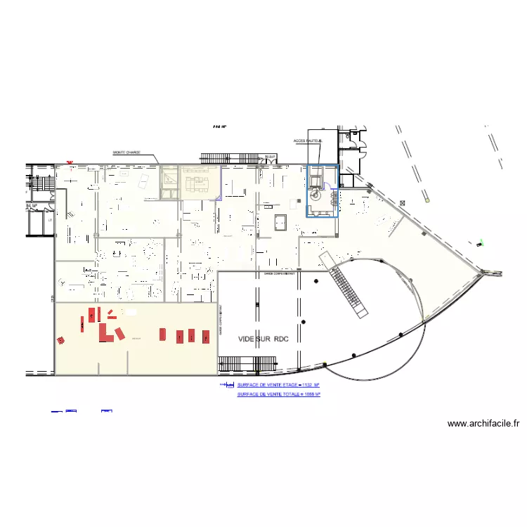 Plan Magasin Juillet 2021 pour travaux Sept 2021 Final. Plan de Plan Magasin Juillet 2021 pour travaux Sept 2021 Final. Plan de