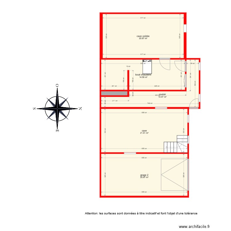 BI 2874 cave. Plan de 0 pièce et 0 m2