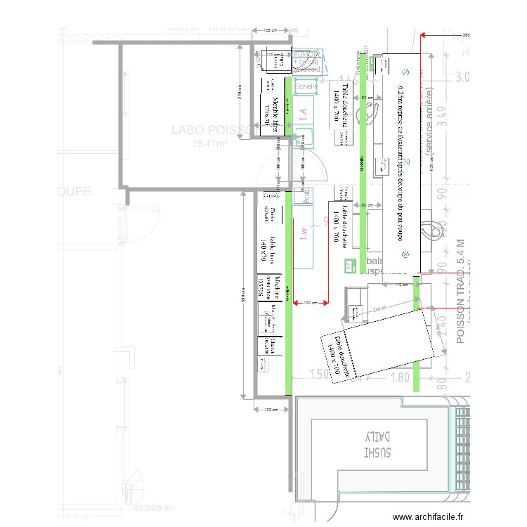 Bourg St Maurice PLM Projet 2018 v5. Plan de 0 pièce et 0 m2