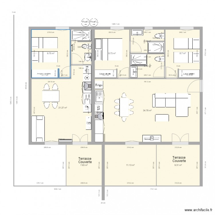 Locations Aléria Phenix 3. Plan de 0 pièce et 0 m2