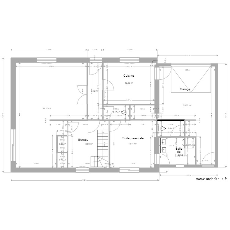 RDC BRIEC 9. Plan de 0 pièce et 0 m2