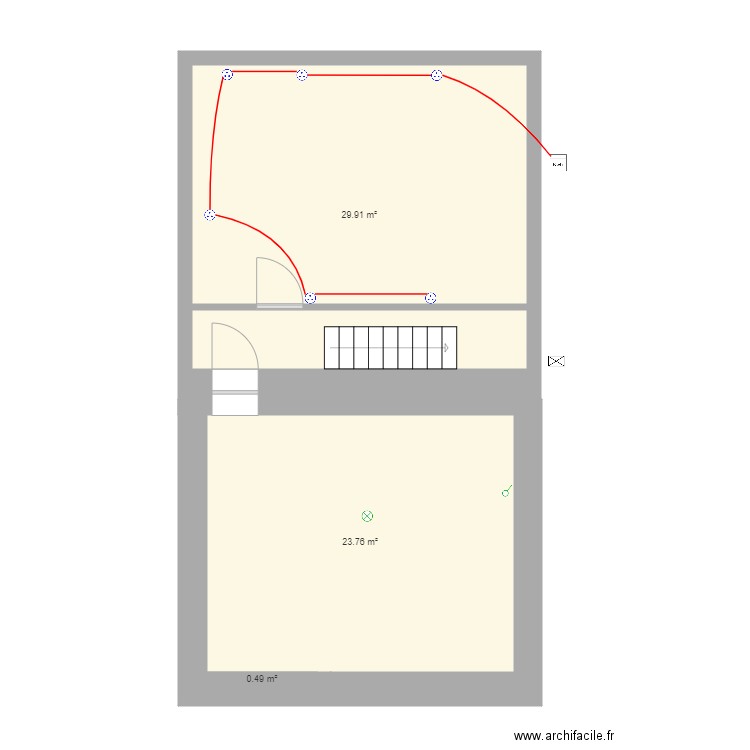 yann  etage PC. Plan de 0 pièce et 0 m2