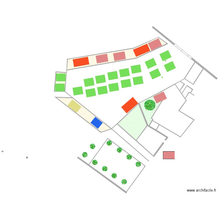 Implantation 2021V2. Plan de 0 pièce et 0 m2