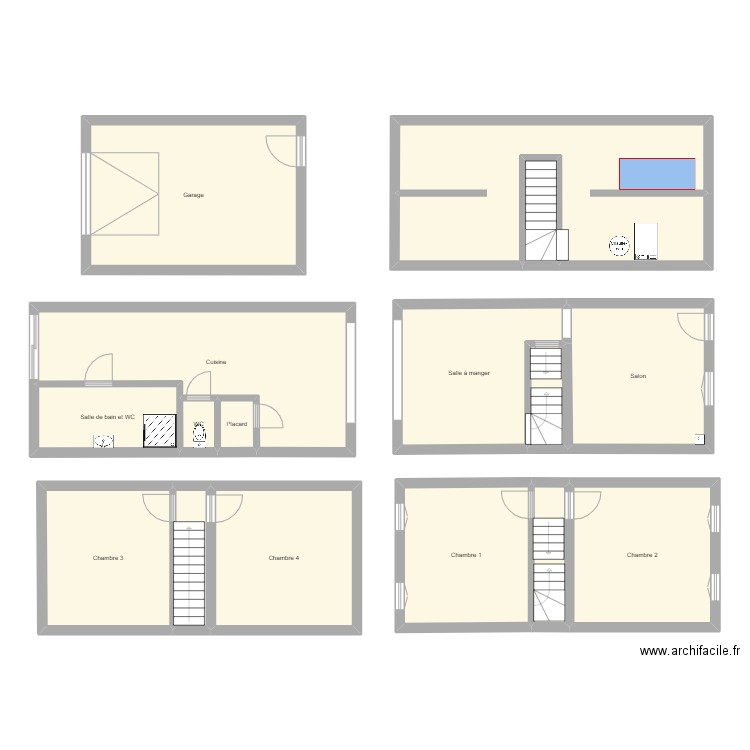 Grigory . Plan de 16 pièces et 194 m2