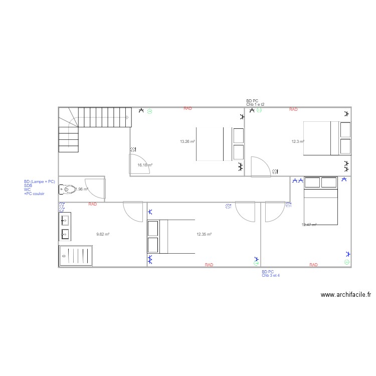 fredy 3 etage  PC. Plan de 0 pièce et 0 m2