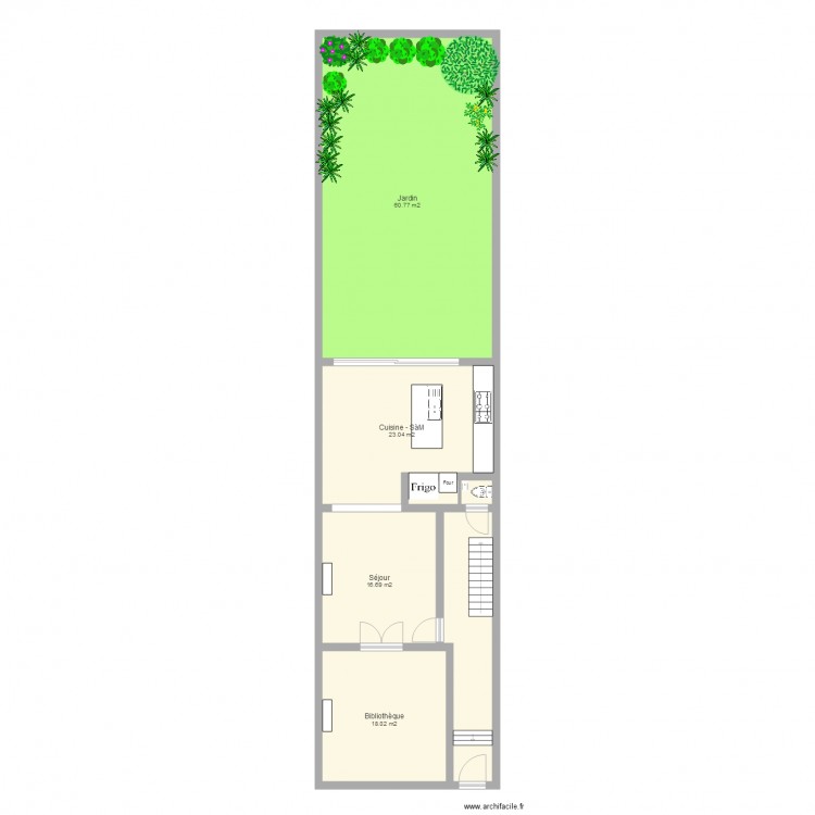 Plan RDC Maison XL. Plan de 0 pièce et 0 m2