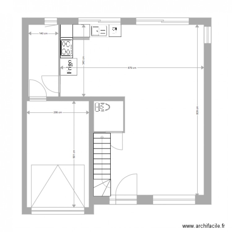 pinel mdf. Plan de 0 pièce et 0 m2