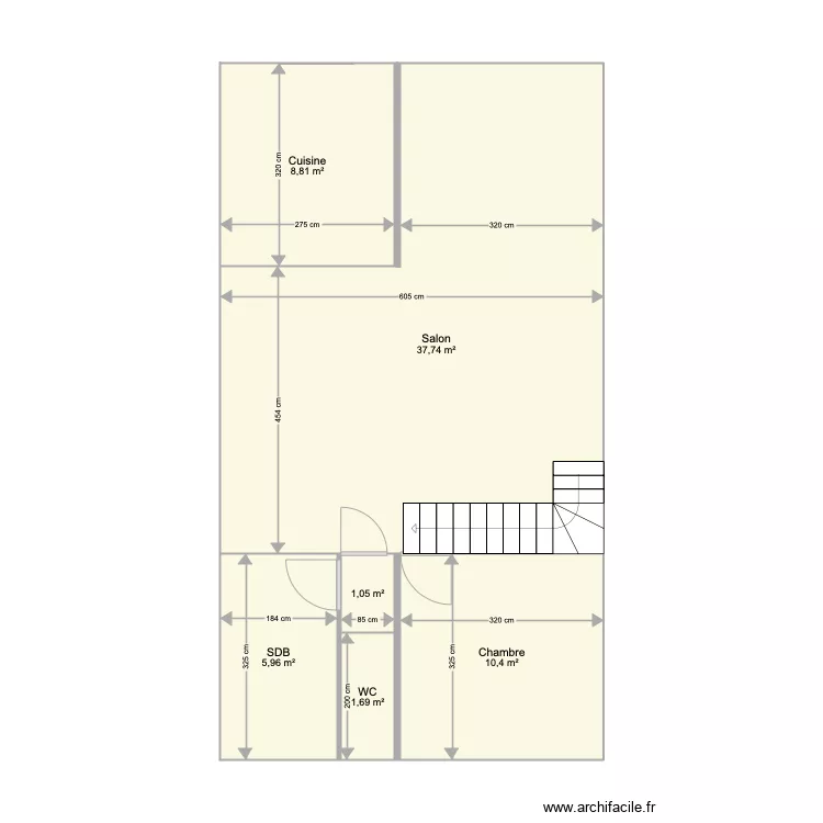 Piraillan. Plan de 