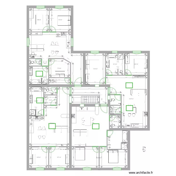 Sentourens Etage. Plan de Sentourens Etage. Plan de