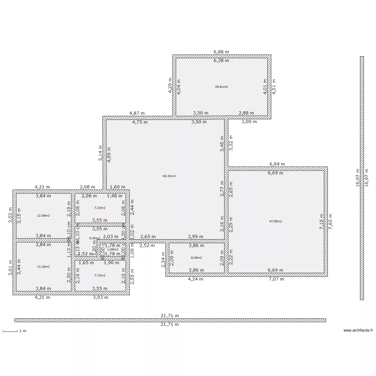CHABAN 1. Plan de 