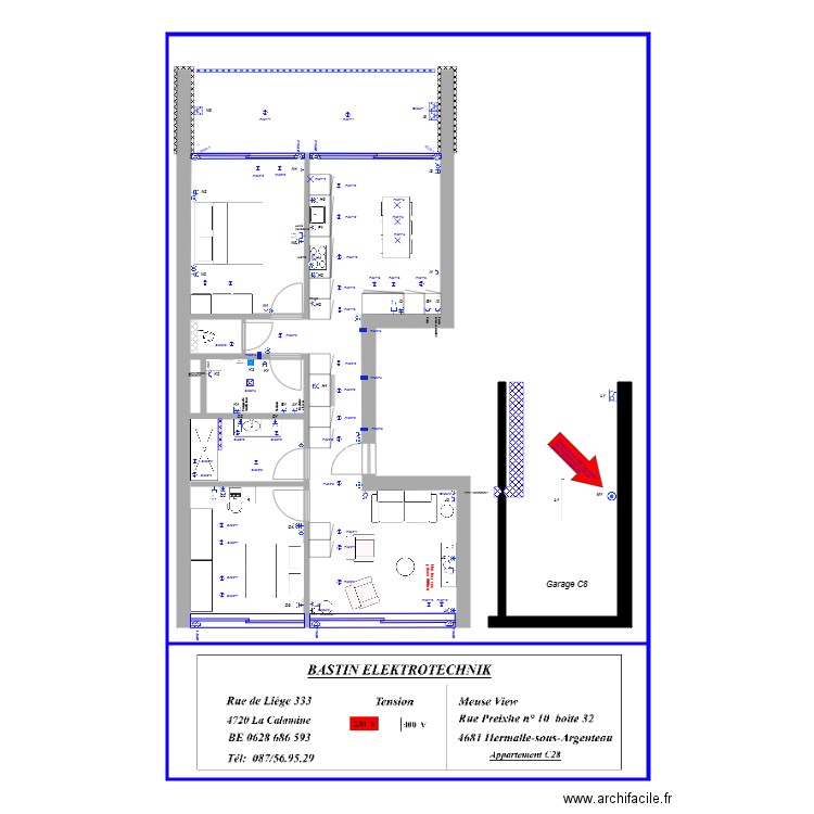 Appartement Meuse View C28 05 2020. Plan de 0 pièce et 0 m2