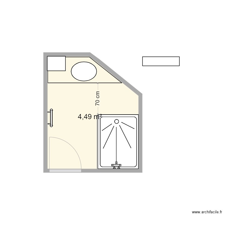 sdb maman. Plan de 0 pièce et 0 m2