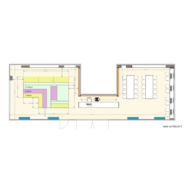 plan biblio redbridge meubles 2. Plan de 0 pièce et 0 m2