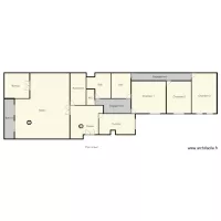 plan La Bouchi La Montagne avec mur porteur