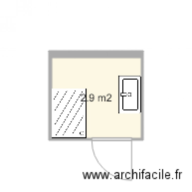 plan TAIRI SDB projet. Plan de 0 pièce et 0 m2