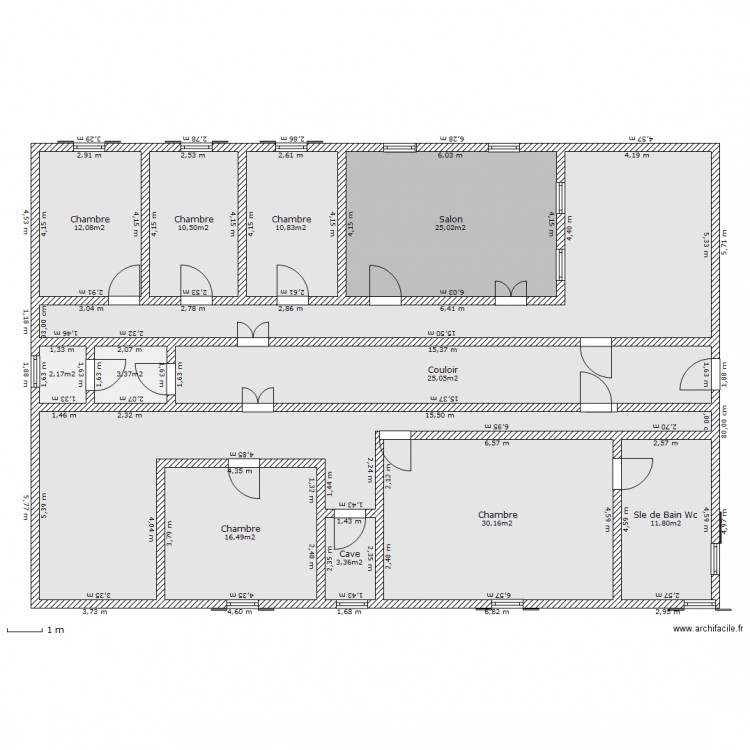 Toure. Plan de 0 pièce et 0 m2