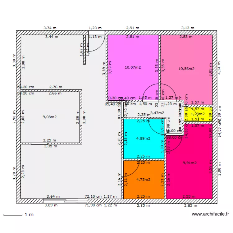 aigrefeuille 11 metre de facade ph 2. Plan de aigrefeuille 11 metre de facade ph 2. Plan de