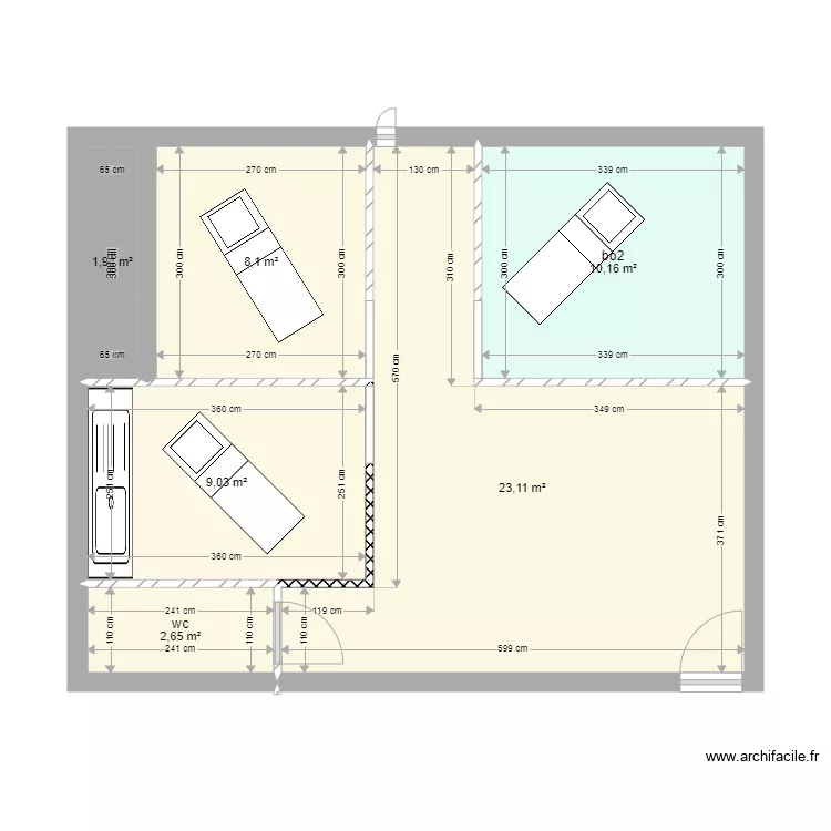 plan cab kine. Plan de 