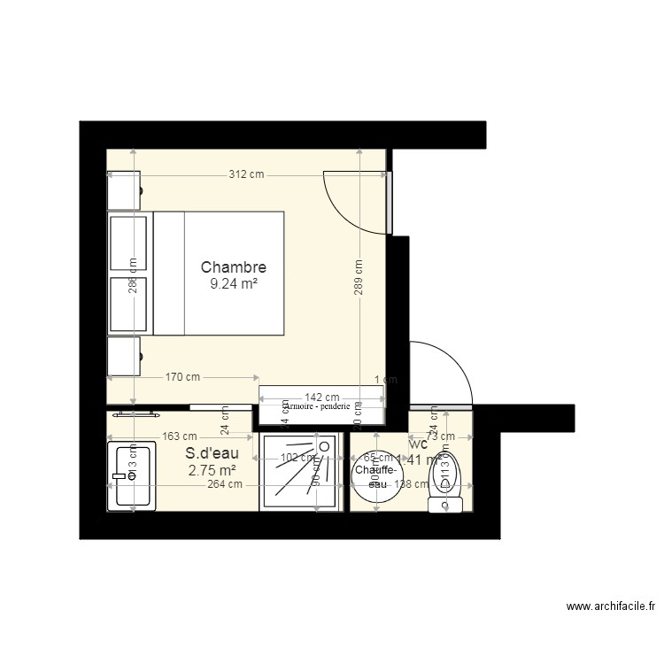 ch et sde  Dauzats AP1. Plan de 0 pièce et 0 m2