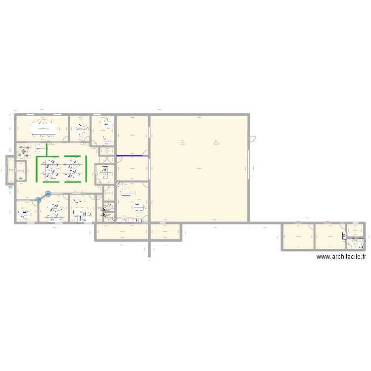 LaFare 2 ext. Plan de 25 pièces et 611 m2