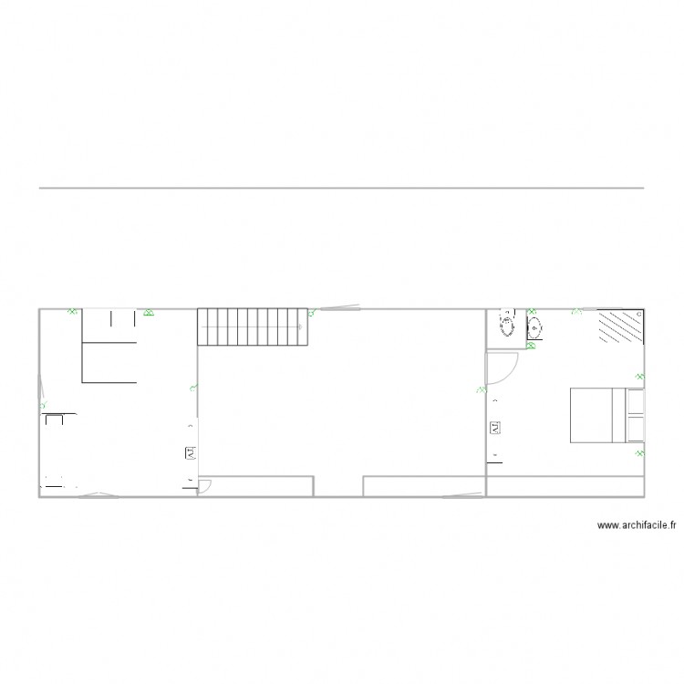 plan maison 1er étage 01/11/2022. Plan de 7 pièces et 72 m2